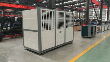 Δροσισμένο αέρας ψυγείο βιδών για το βιομηχανικό ψυγείο νερού με το συμπιεστή τύπων βιδών, R404a